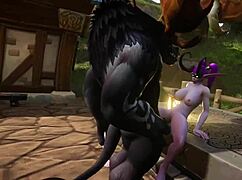 Wow, ritual pitja sperme v trojčku Warcraft parodiji!