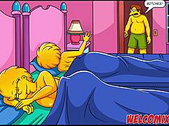 En pelea de pareja, no metas la polla - Los Simptoons