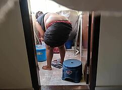 hey, jerking right in front of tamil maid swathi