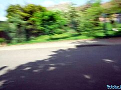 Public Agent Nikki Riddle ditumbuk di gudang taman oleh kontol gede. Memek basah digerek keras di luar