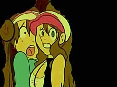 Селл впитывает дикую тусовку в аниме хентай-паке