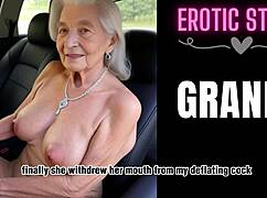 Wow, Kan Du Tro Denne Gamle Mormor Giver En Vild Blowjob?