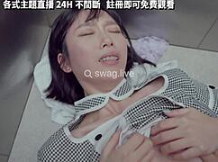 疯狂电梯性爱与淫荡台湾经理！