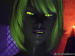 वाह! ये बड़ी टिट्स 3D मिल्फ ह्यूज कॉक पर पागलों की तरह चढ़ती है!