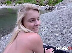 Yo, kenapa kita ngewe di luar, ayah tiri dan anak?