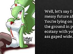 Faygrey Gardevoir дразнит анальными шариками в унизительной сессии