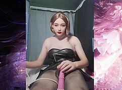 나쁜 여자가 스타킹에 주사기로 유혹해! 와우!