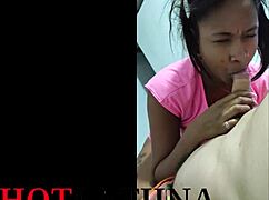 Baszottam a venezuelai szomszédommal, Lauren Latinával óvszer nélkül pénzért