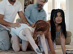 Nevlastní dcery vyměněny a jebané nevlastními otci