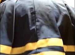 クロスドレスチアリーダー06がディルドとオモチャで遊ぶ😏