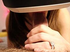 Stepmom snydt af vr gamer stepson til at kneppe stram fisse med stor pik