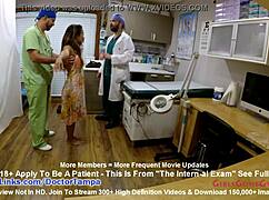 Студентка стажер получает скрытый минет во время клинических обходов