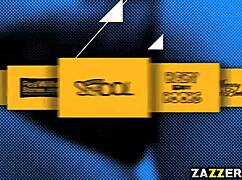 Pizda fierbinte a lui Jasmine Jae futută lateral de Marc Rose în ciocnire epică