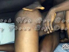 Fant, ki ga skupinsko jebejo štirje ogromni črni tipi! 😱