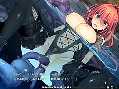 Кошмарный вампир hscene③ воплощает интенсивное аниме действие в жизнь