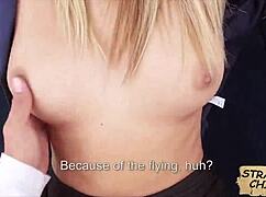 Obupana najstnica 18+ jebe za vožnjo, Christen Courtney je divja!