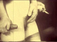 vintage babica se spusti v retro stilu