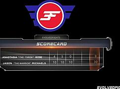 Gulat Telanjang Anastasia Rose Dijemari Jason