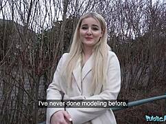 dude, this hot california blonde sucks a massive european cock in public!