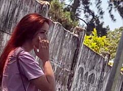 Risikabel Håndjob på Gaden med Hed Fremmed!