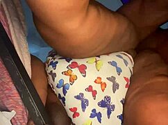 Ops, Dropei o Celular, Peguei Ebony Grávida Gemendo no Sexo de Quatro