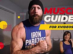 Feleség jógapantallóban spriccel az intenzív edzésen nyögő férjjel párban