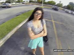 Wow, kongkek remaja cantik miskin 18+ berkaca mata untuk wang memang panas! 😍