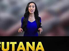 我感受到每个冲刺，翅膀客人用力操她。3D futa 颜射真棒！