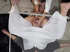 หมอสูตินรีเวชเสียวตอนตรวจต่อมลูกหมาก แล้วสตราโพนเย็ดคนไข้