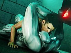 단테와 월라이더의 뜨거운 3D 게이 만화 액션 대결