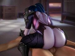 horká widowmaker 3d sfm kompilace