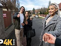 Swap4k BBQ sa zmení na horúci sex s obrovskými cicmi kráskou