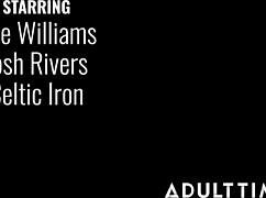 アダルトタイム - デイウィリアムズの巨大天然乳、ジョッシュリバーズとケルティックアイアンに両穴責め