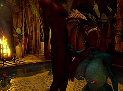 Pacto Peligroso en Juego de Dibujos Animados 3D con Monstruo