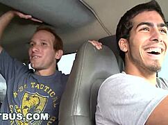 Bait Bus Обманывает Туриста Майами Клиффа Дженсена на Гей Секс со Стивеном Понсе