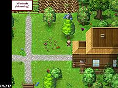 Не могу оторваться от HRPG Henteria Chronicles глава 2-024 такая дикая хентай игра!