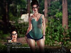 ねえ、エピ1見て？アシュリーが車でナughtyになってBDSMアナルフェラとアナルファック！