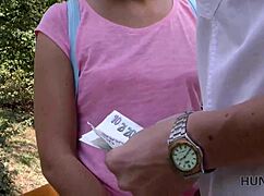 Hunt4k stud ser hunter kneppe sin kæreste for penge, chokerende pickup! 😱