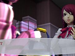 Takeba and Mitsuru explore lesbian hentai desires in steamy 3D action.