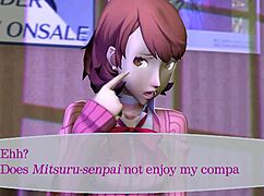 Takeba and Mitsuru explore lesbian hentai desires in steamy 3D action.