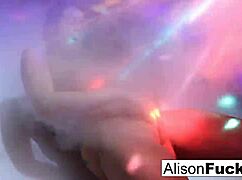 Alison Tyler masturbates at the night club 😏
