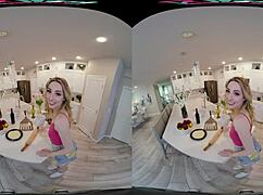 I crave Ailee Anne's petite shaved body for cowgirl riding in the kitchen.