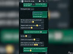 horny stepmom invites friend for home fuck via whatsapp