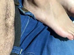 My friend's feet deliver intense footjob
