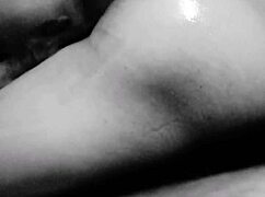 group massage session unfolds with three participants