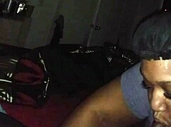 BBW MILF rides big black monster cock sloppily