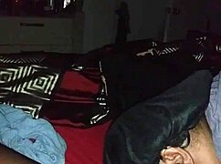 BBW MILF rides big black monster cock sloppily