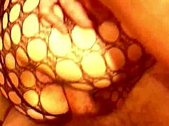 sexy girl in lingerie teases with anal blowjob