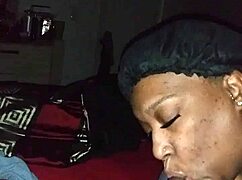 BBW MILF rides big black monster cock sloppily