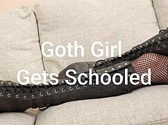 Sergeant Miles And Lydia Black Goth Girl Gets Bound In Bondage